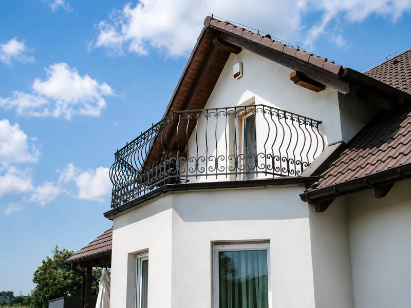 Balustrada z elementów ozdobnych